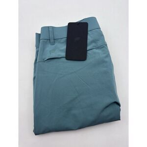 Fabletics The Only Pant Mens 30X32.5 Green Stretch Activewear Chino‎ Wicking NWT